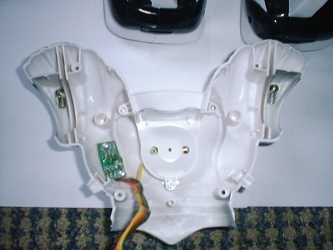 inside of Robosapien's back